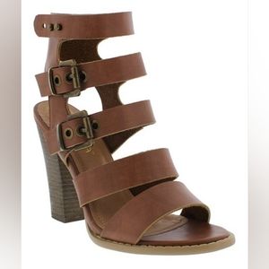 Liliana Kevia Tan Sandal Heels